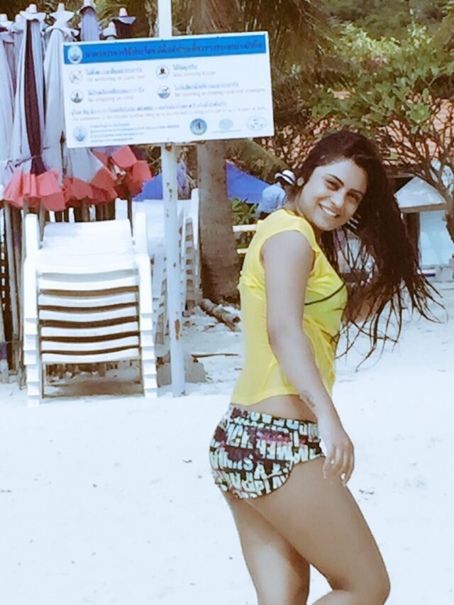 Deepika Das Sizzles In Purple Bikini enjoying her vacation on Digue Island – Seychelles
